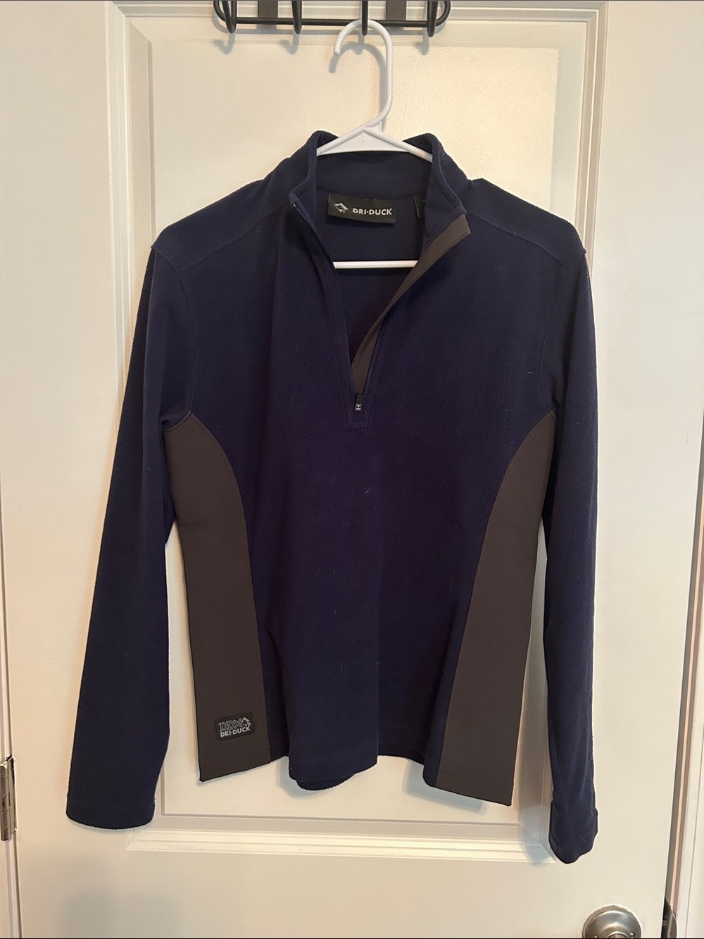 Dri Duck Women’s Navy Fleece Quarter-Zip Jacket